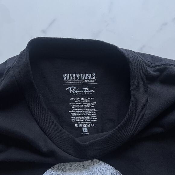Primitive X Skateboarding Guns N' Roses Don’t Cry Tee Shirt Black Size L Graphic - Picture 4 of 7